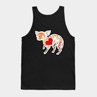 Chihuahua Cinco Skeleton Tank Top